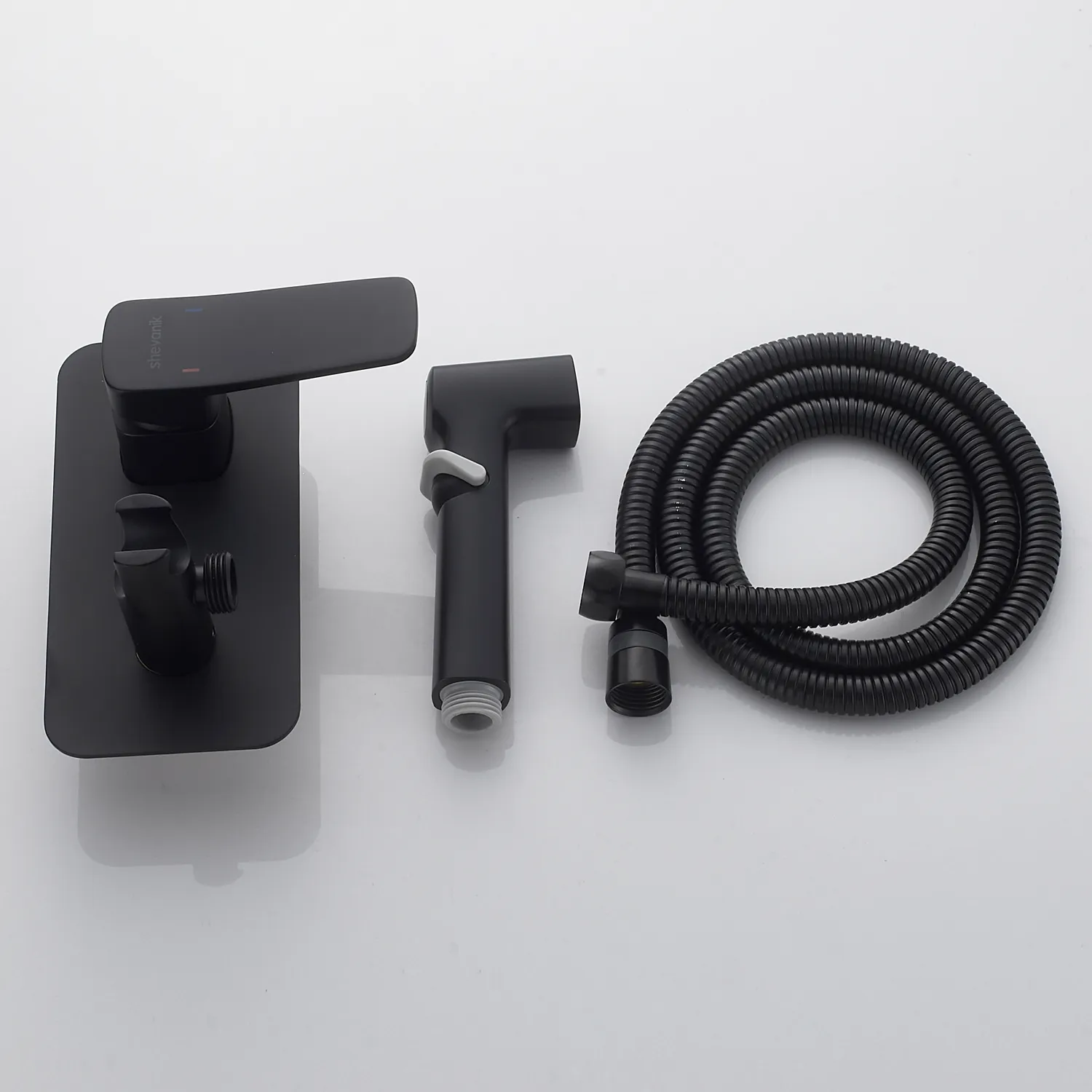 Гигиенический душ со смесителем Shevanik S9905H, черный