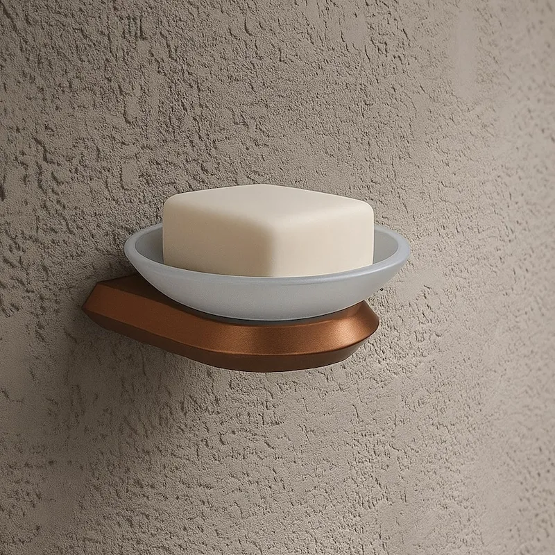 Мыльница Knotlor SD103RB, бронза