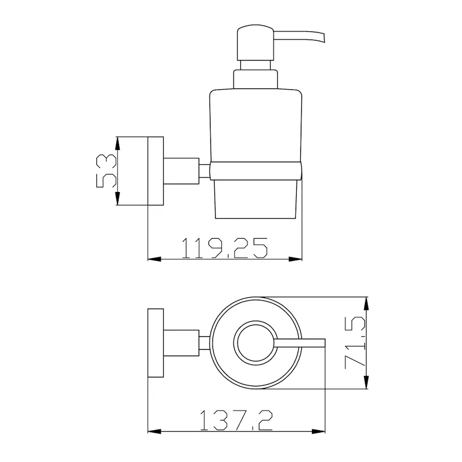 Дозатор жидкого мыла Rav Slezak COLORADO COA0303ZRL, розовое золото