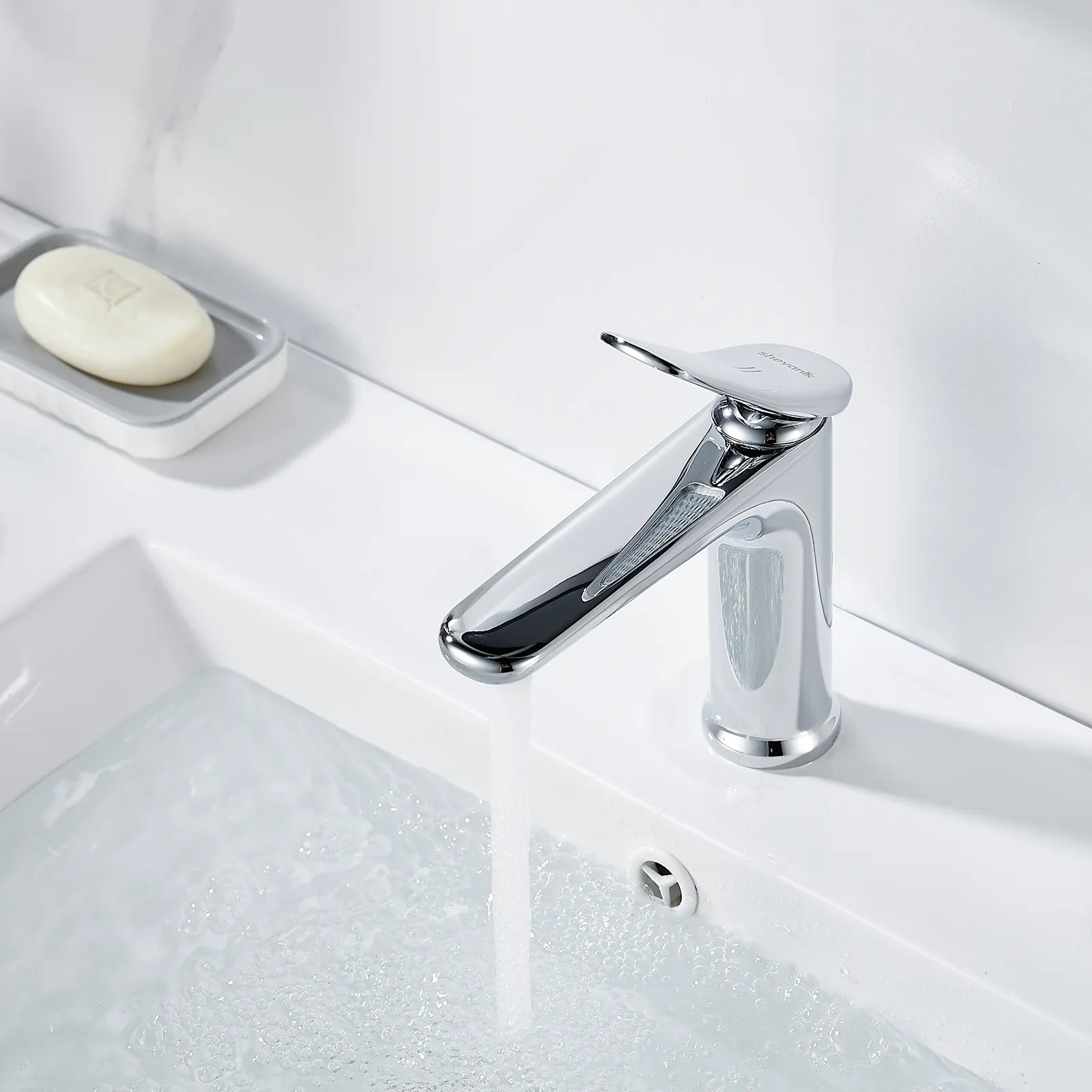 Смеситель для раковины Shevanik S4701, хром