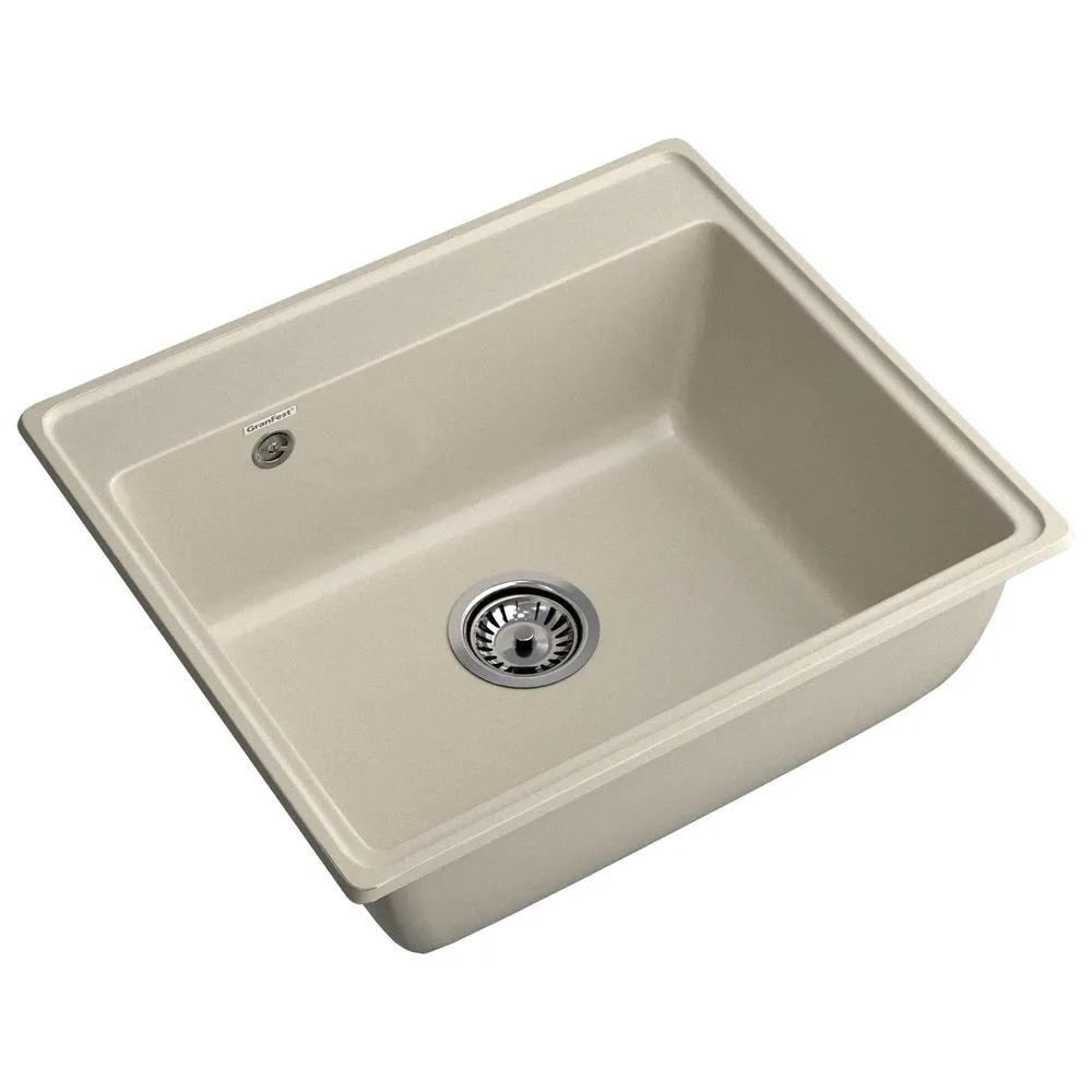 Кухонная мойка GranFest VERTEX 580, топаз