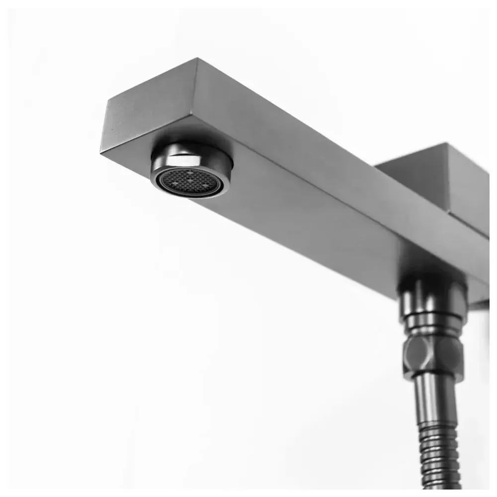 Душевая система встраиваемая Hansberge H6075BG, графит