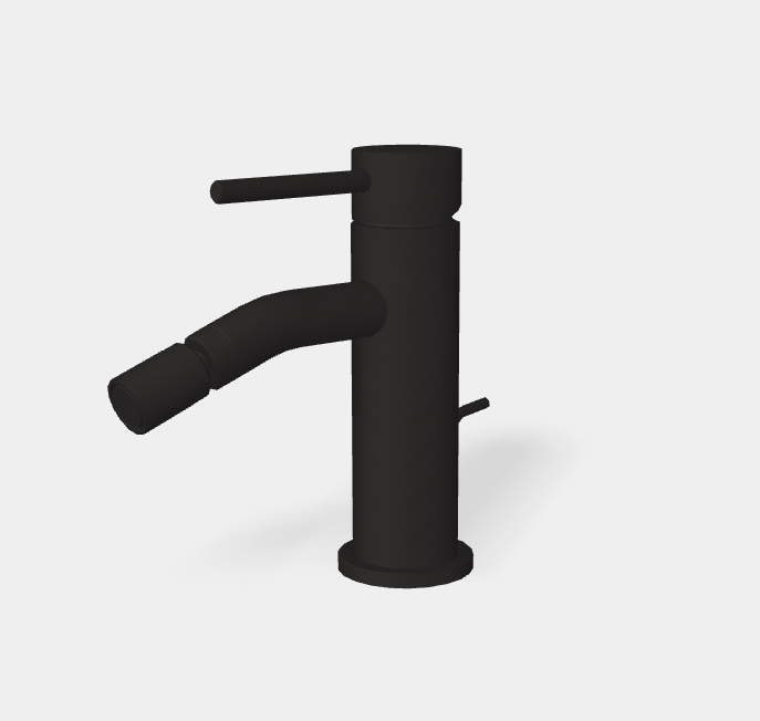 Смеситель для биде Fima Carlo Frattini Spillo Up, черный матовый (F3032XSNS.1)