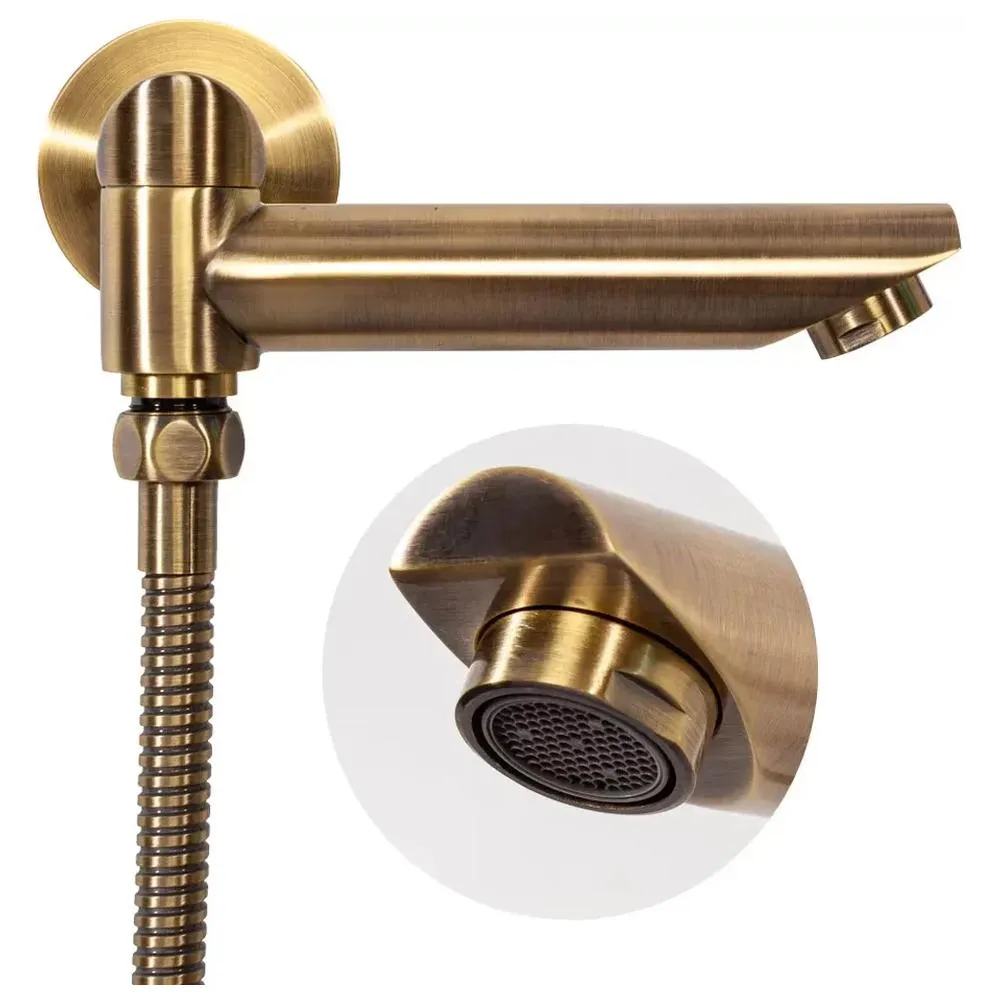 Душевая система встраиваемая Hansberge H6095BR, бронза