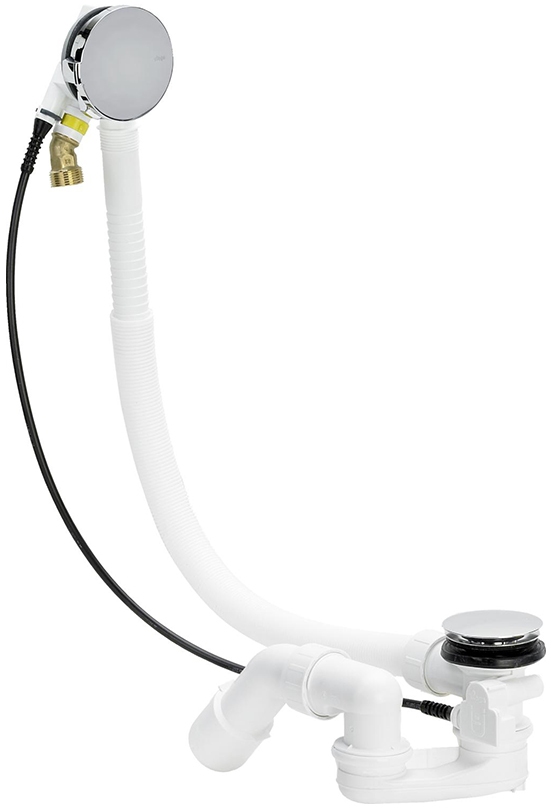 Сифон для ванны удлиненный Viega Simplex Trio 6166.42, хром (728014)