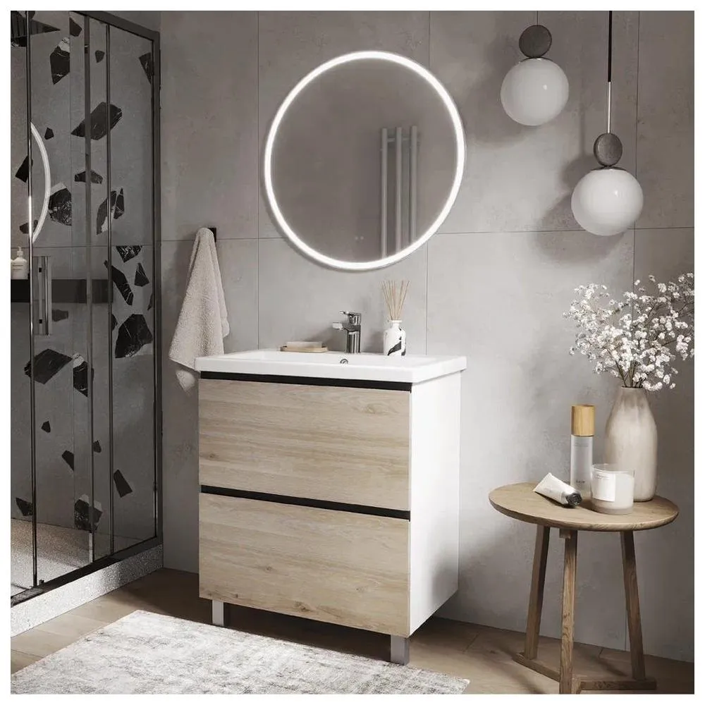 Тумба с раковиной напольная VIGO Cross 448-com, 70 см