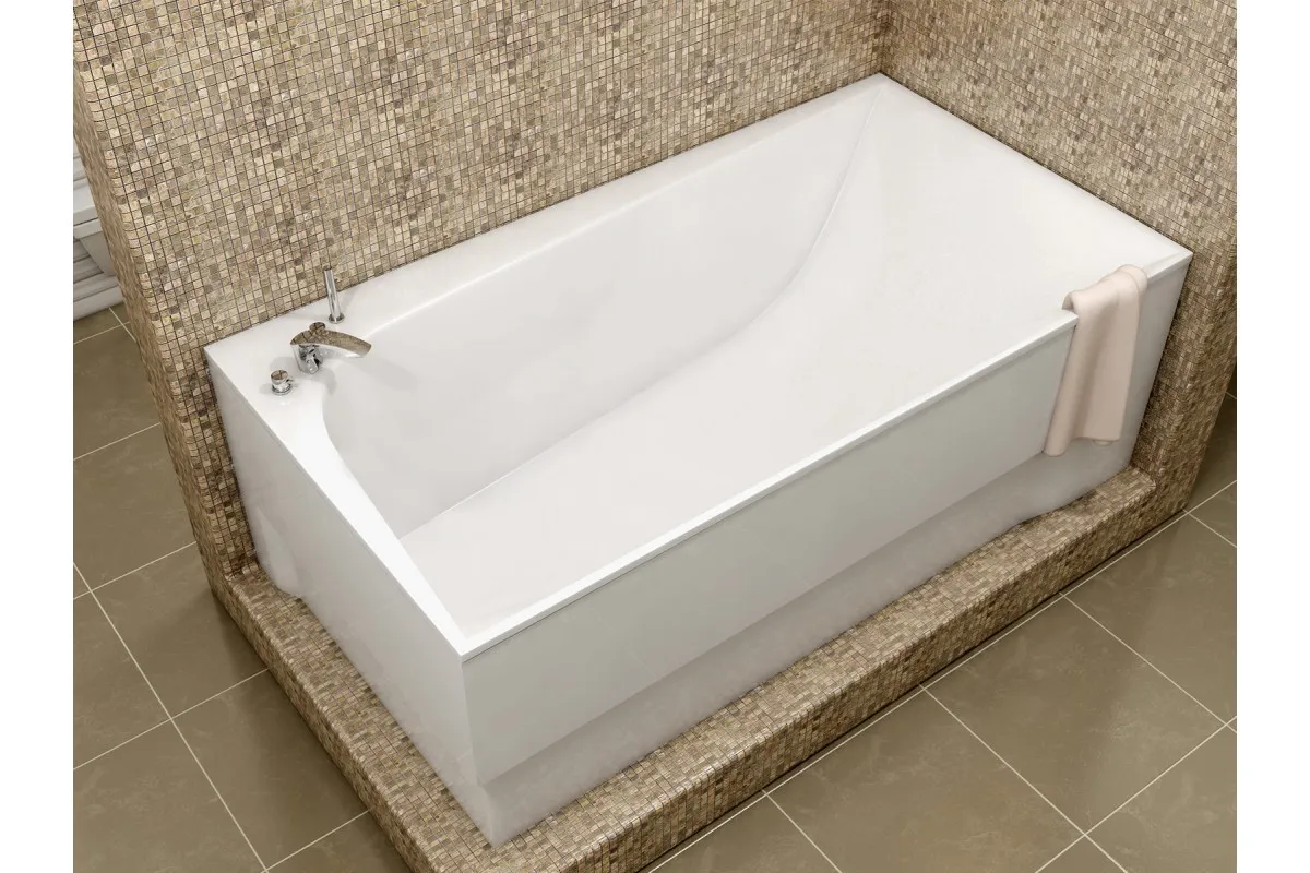 Ванна акриловая левосторонняя Vayer BOOMERANG Гл000010853, 190x90