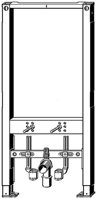 Инсталляция для подвесного биде Viega Prevista Dry (776442)