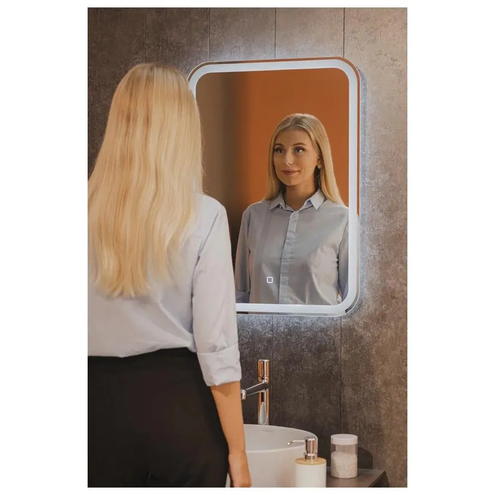 Зеркало Silver Mirrors Malta-Lite 500х700 (открытая подсветка, сенсорный выкл.)
