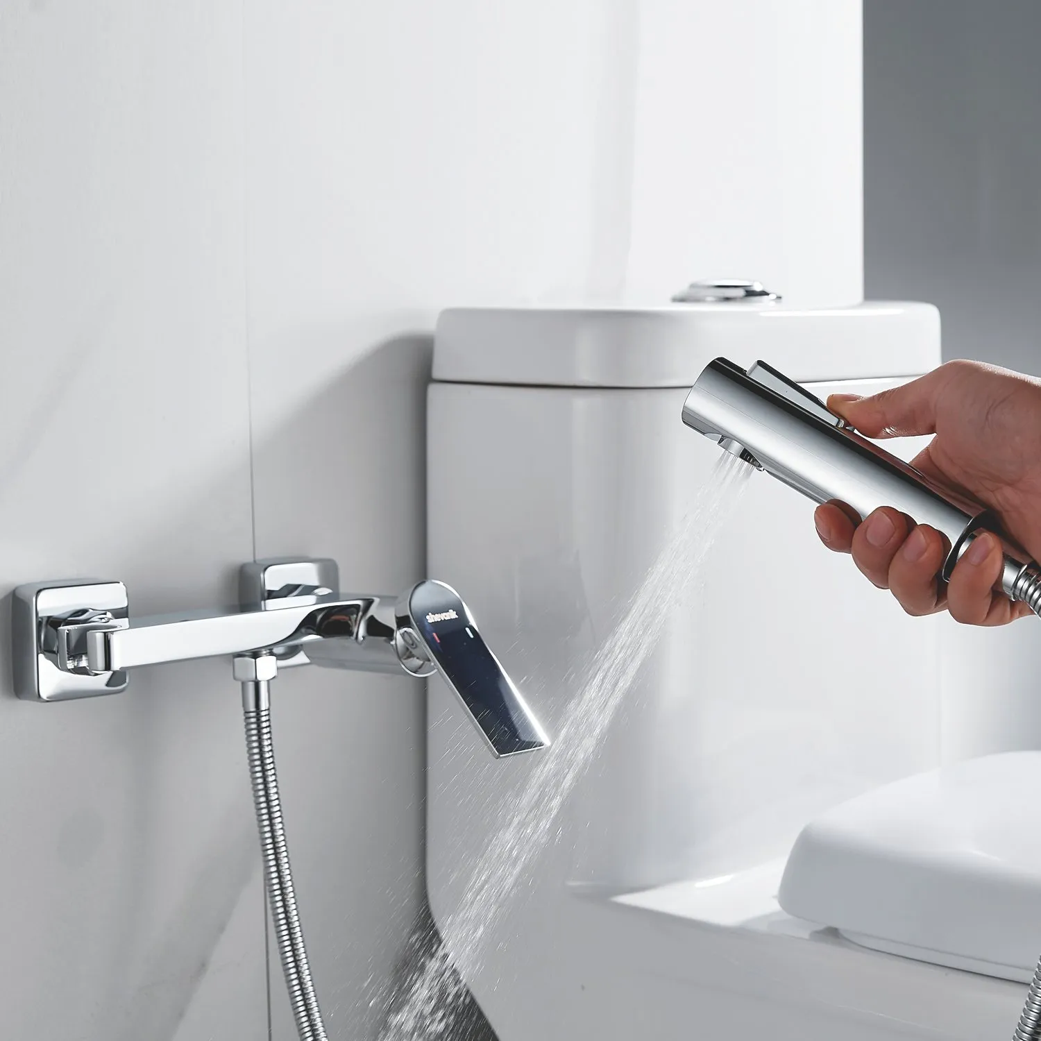 Гигиенический душ со смесителем Shevanik S4105-1, хром