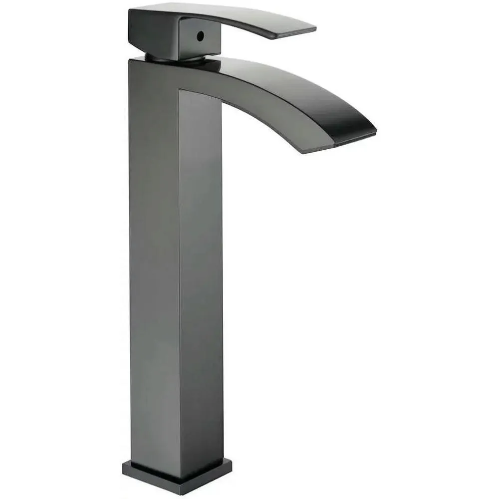 Смеситель для раковины высокий Grocenberg GB3007BG, графит