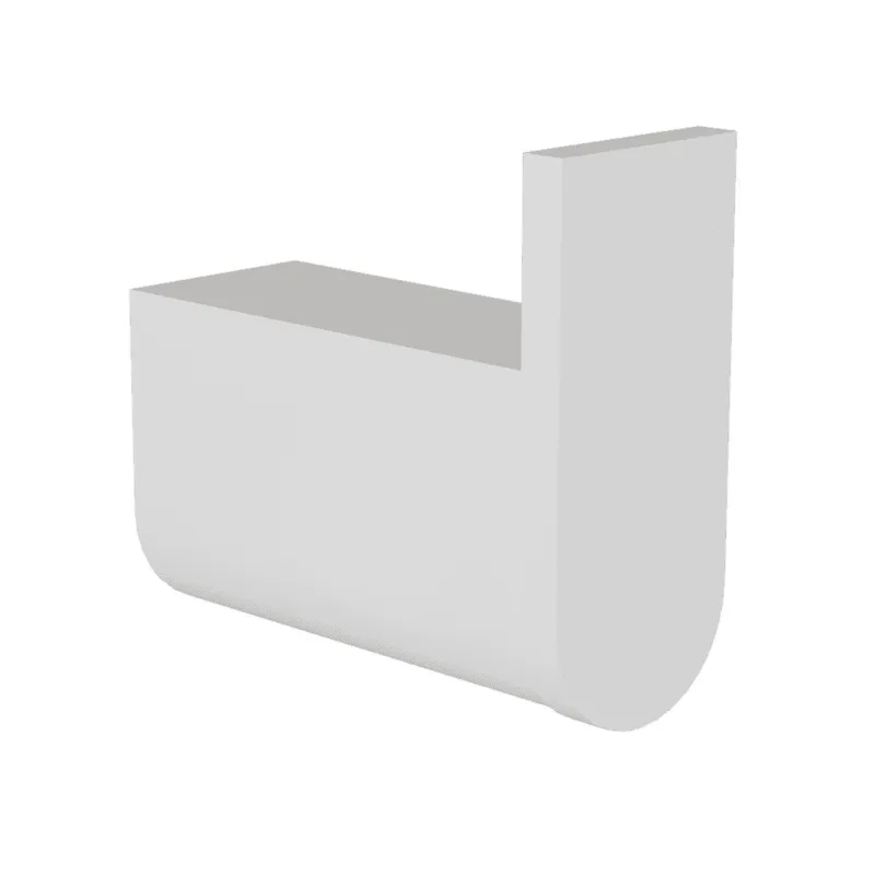 Крючок для ванной комнаты Knotlor RH102WY, белый