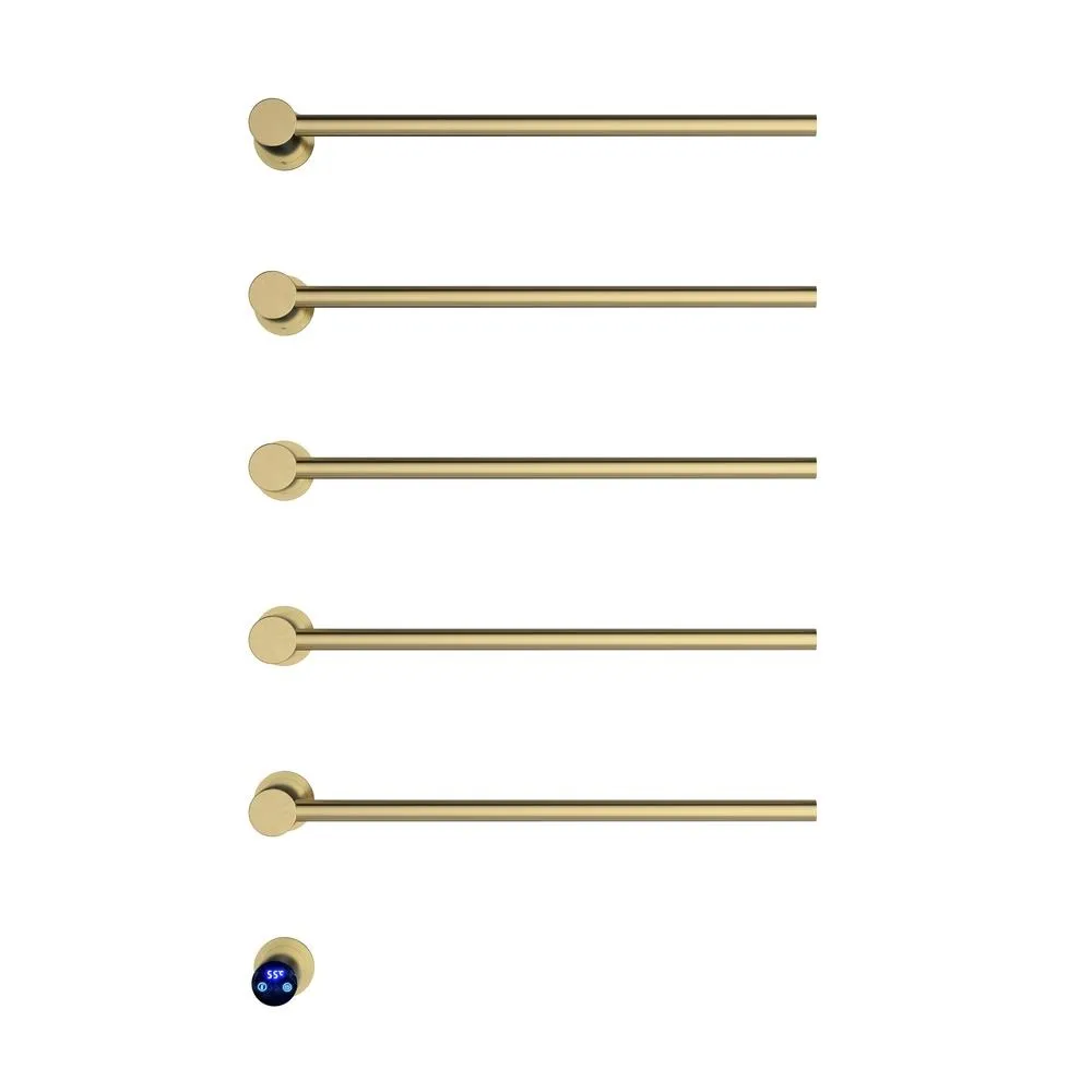 Полотенцесушитель электрический Terminus Аккорд П5 50х80, брашированное золото