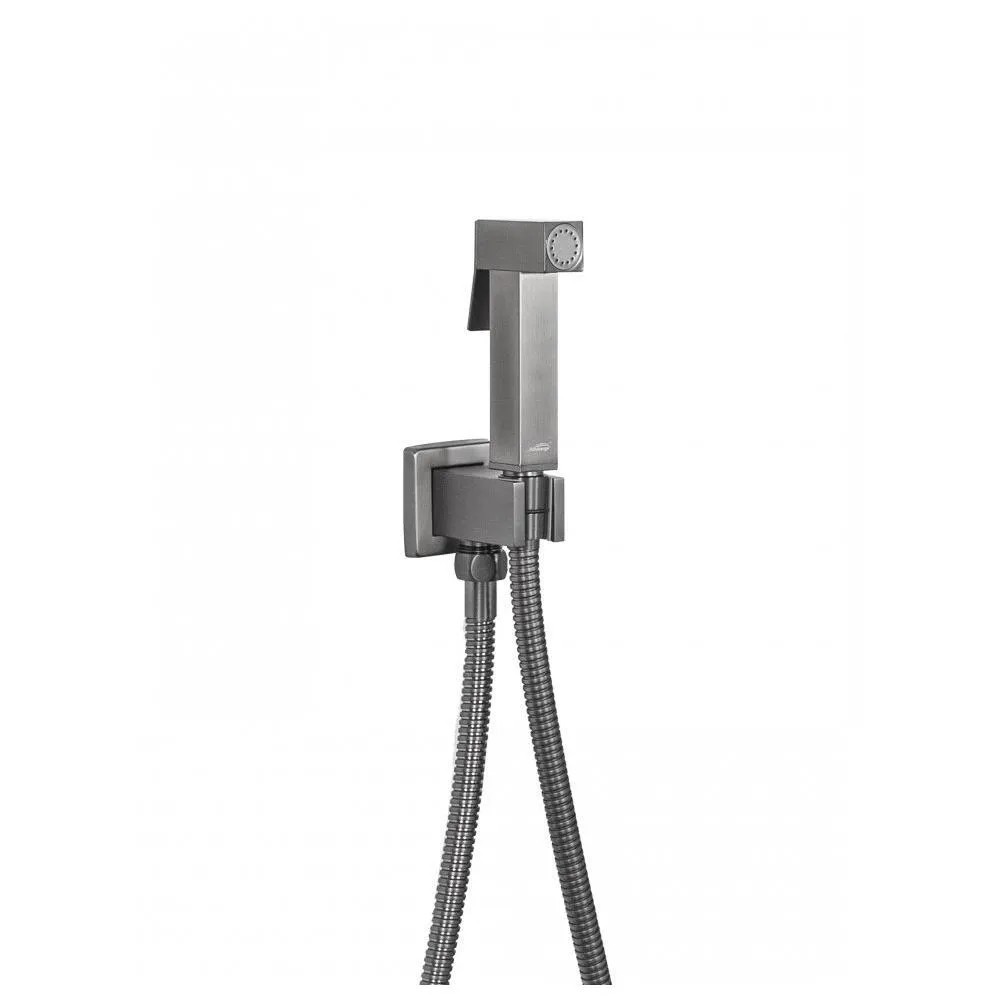 Гигиенический душ со смесителем встраиваемый Hansberge H3070BG, графит