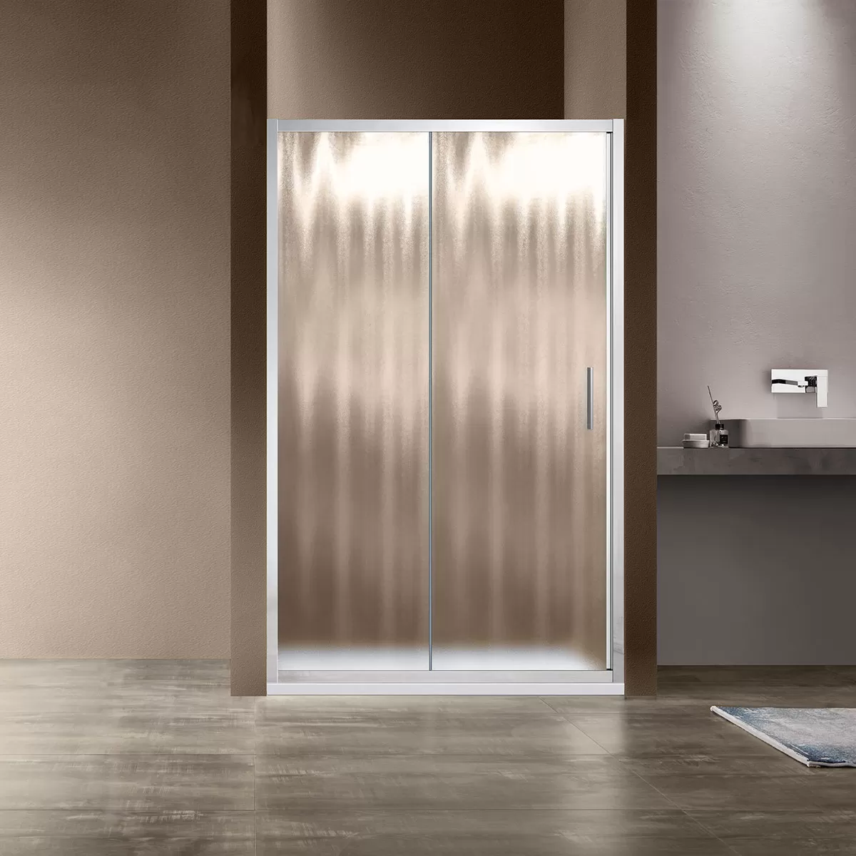 Душевая дверь Vincea Garda (VDS-1G115CH) 1150х1900 мм, хром, стекло шиншилла