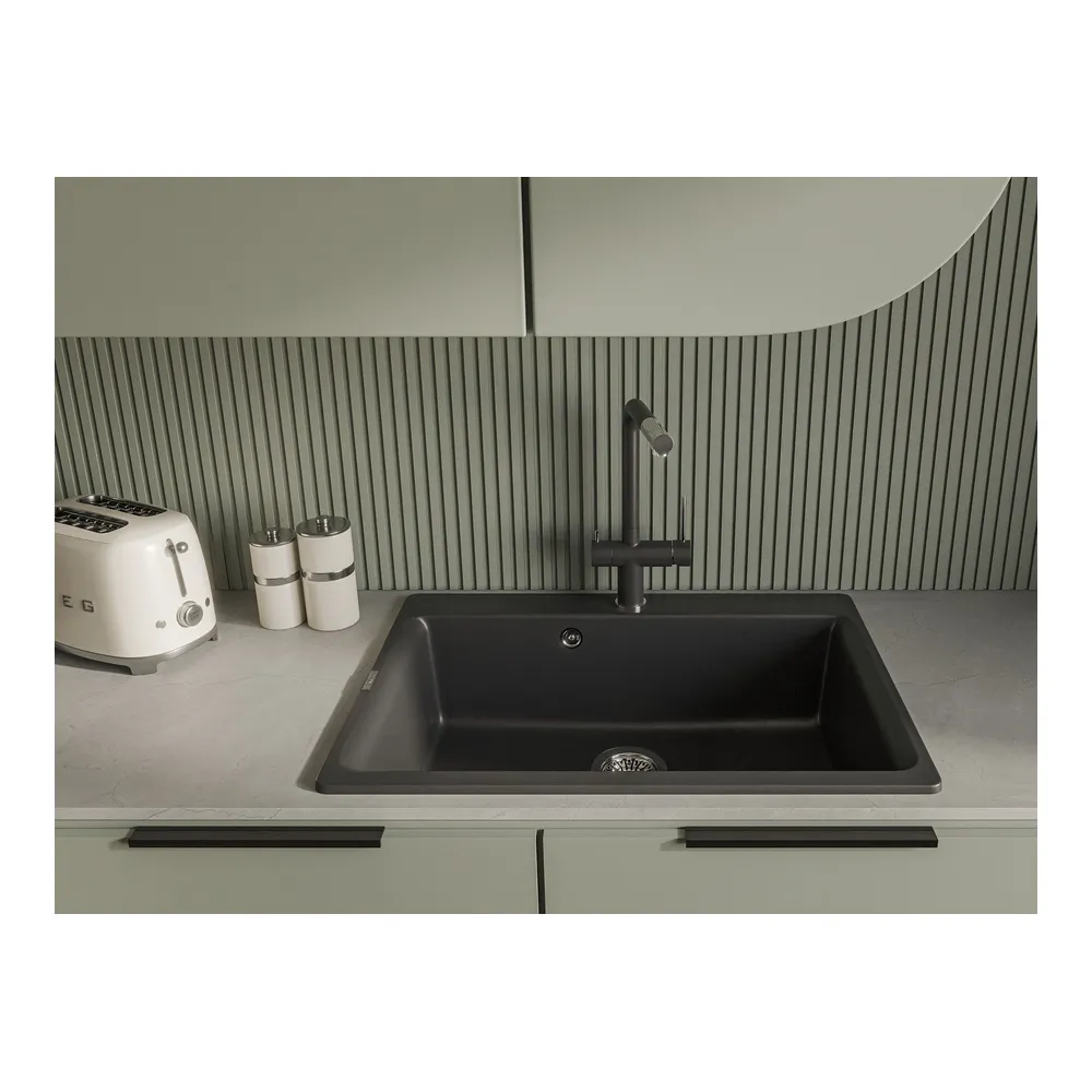 Кухонная мойка Rivelato AXEL Х-70, антрацит