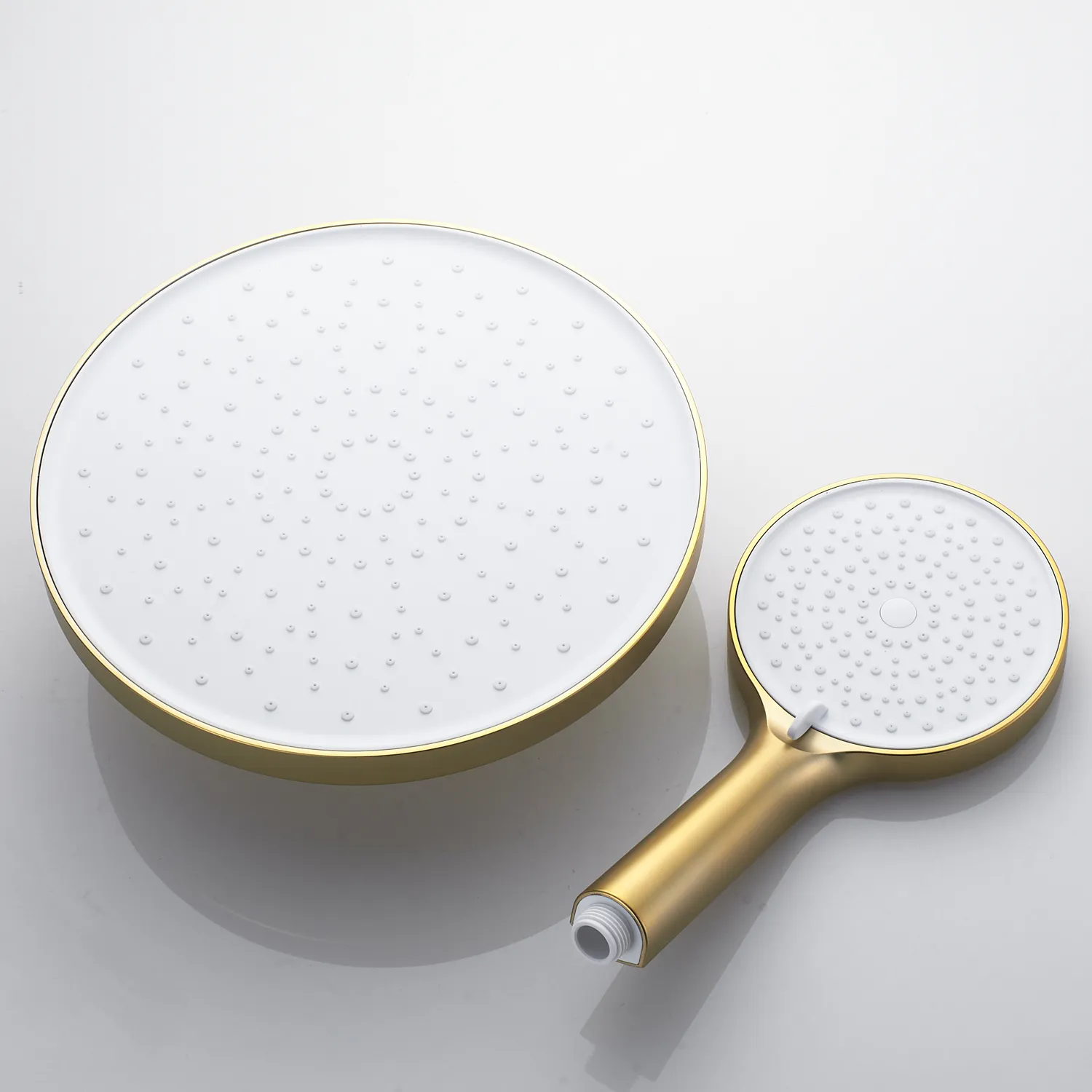 Душевая система встраиваемая Shevanik S4335G, золотой сатин