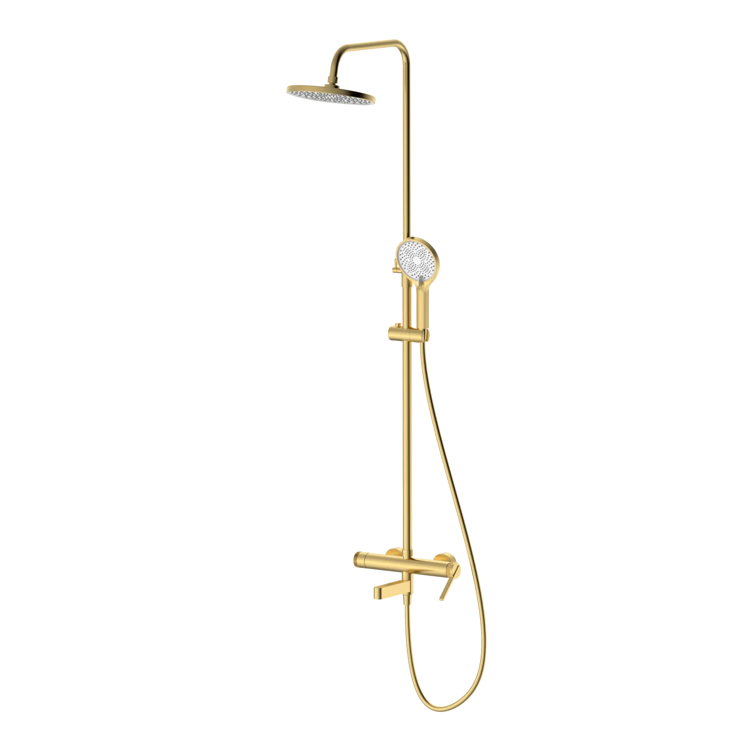Душевая система со смесителем DQ Bonn мат.золото (DA1703707)