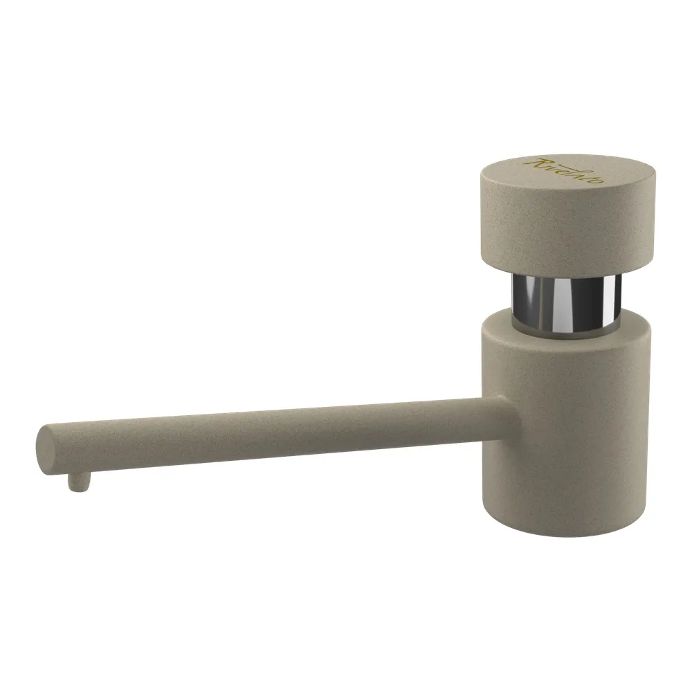 Дозатор для кухонной мойки Rivelato RD-1000, темно-бежевый