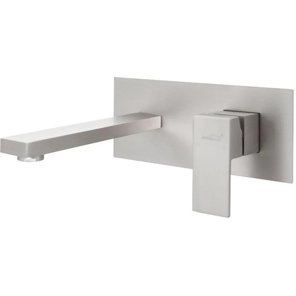 Смеситель для раковины встраиваемый Hansberge H688NK, никель