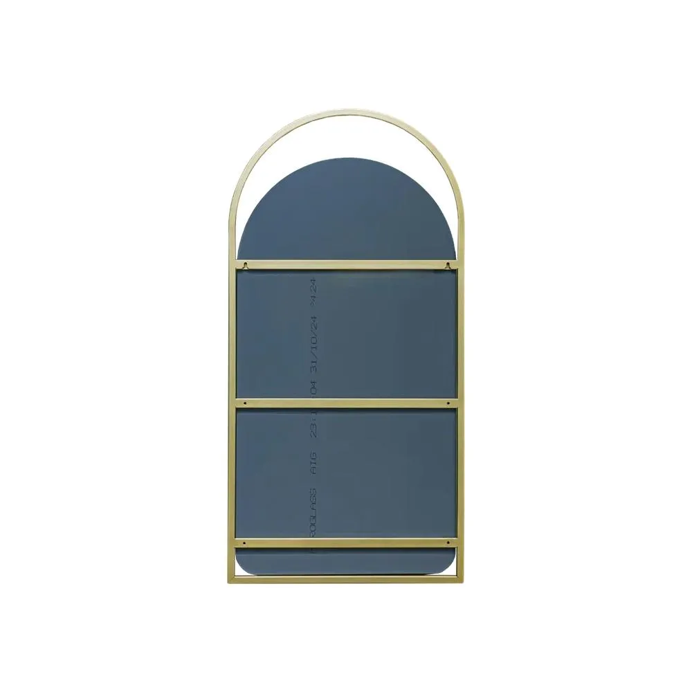 Зеркало Silver Mirrors Hanna 500х1000 (металлическая рама, цвет золото)