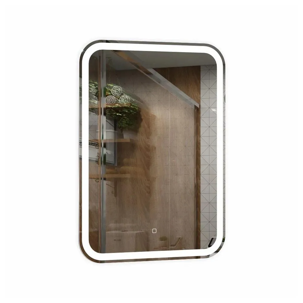 Зеркало Silver Mirrors Malta-Lite 500х700 (открытая подсветка, сенсорный выкл.)