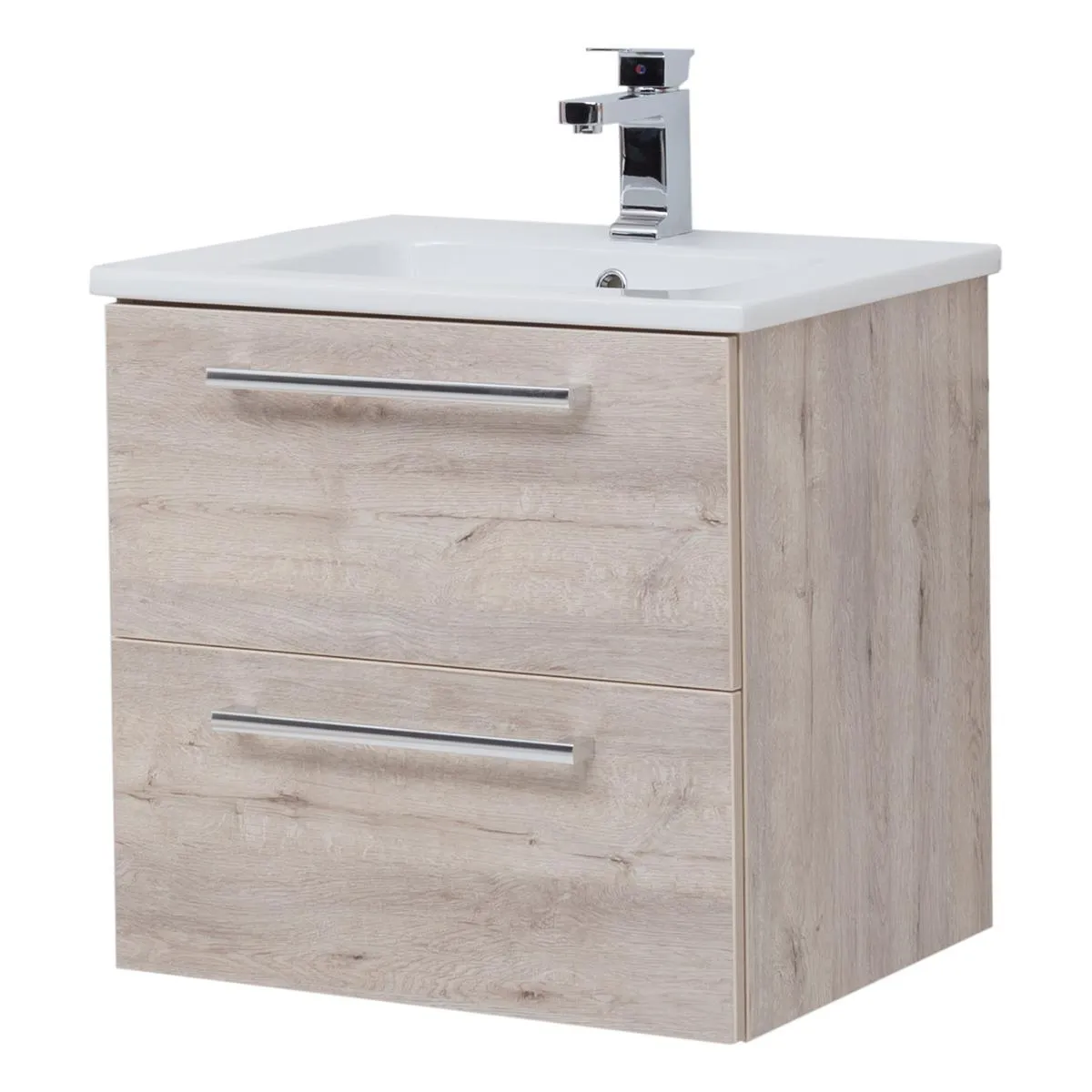 Тумба под раковину подвесная Dreja Gio 60 см, дуб кантри