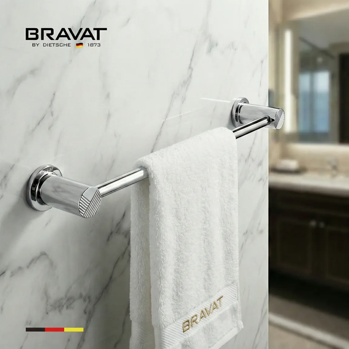 Держатель для полотенец BRAVAT (D71136CP-SW)