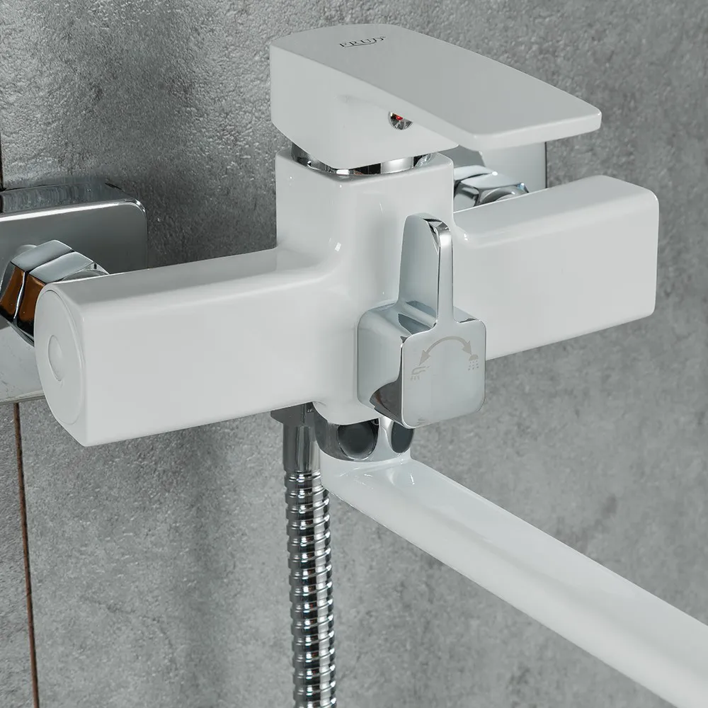 Смеситель для ванны FRUD R22153, белый