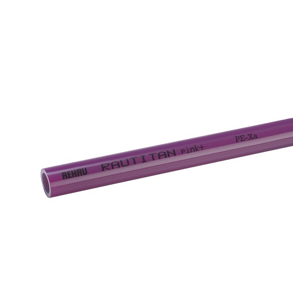 Труба Rehau Rautitan Pink Plus 20x2.8 мм (отрезок 1 м) (13360521120)