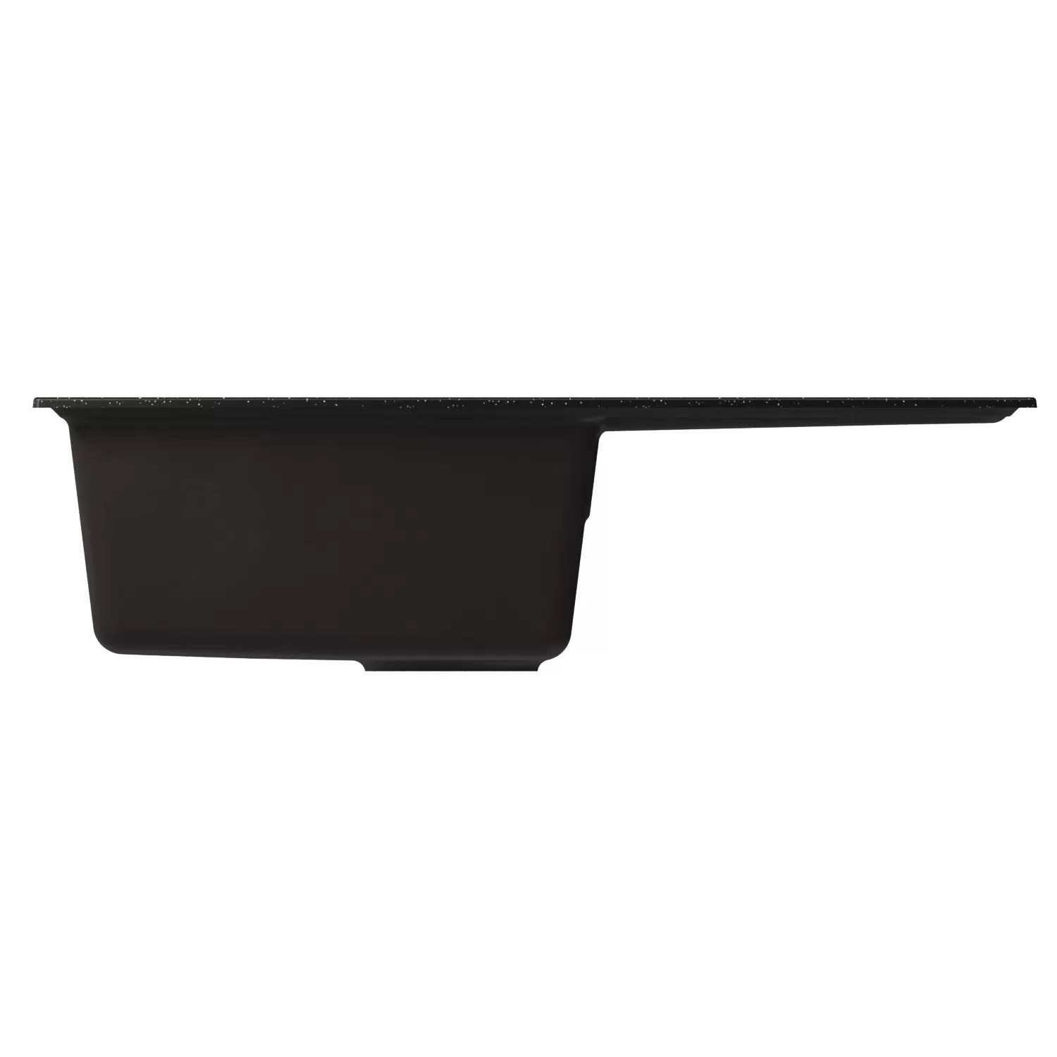 Мойка MIXLINE ML-GM31 с крылом  черная (308) 770*500*190мм NEW (552189)
