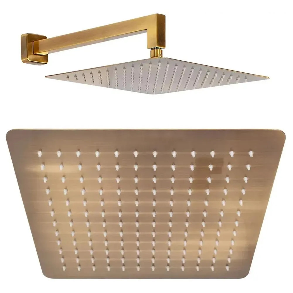 Душевая система встраиваемая (без излива) Hansberge H6070BR, бронза