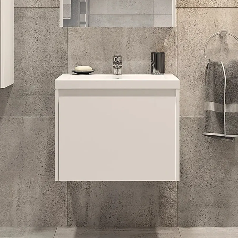 Тумба с раковиной подвесная Velvex Klaufs tp.KLA.COM.60.1Y, 60 см