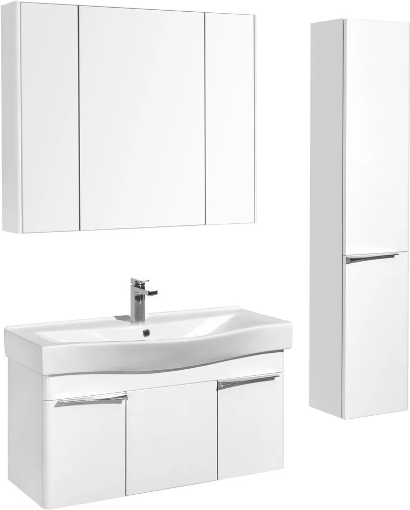 Шкаф - колонна Aquaton Беверли правая белый 1A235403BV01R