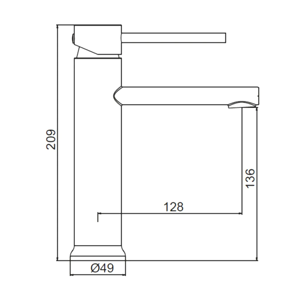 Смеситель для раковины Frap F10899-26, черный