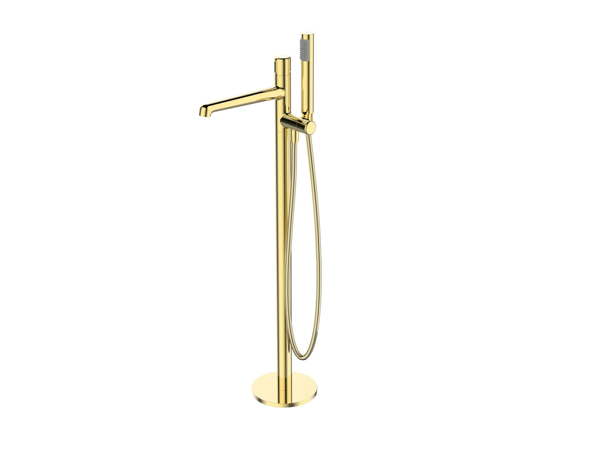 Напольный смеситель BelBagno Uno, золото (UNO-FMT-ORO)