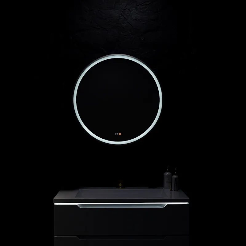 Зеркало Silver Mirrors Делуна/Deluna D800 2.2 (TX, алюм. профиль, цвет серебро, подогрев, сенсорный выключатель)