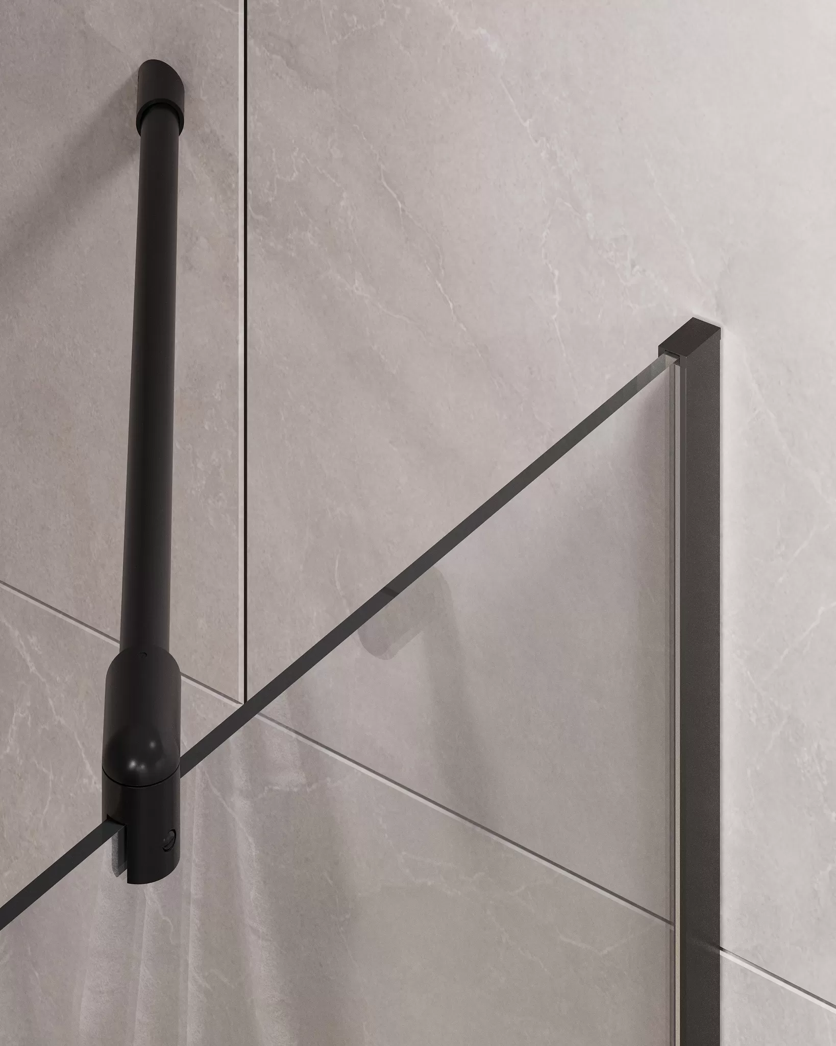 Шторка для ванны Timo TC-60/03C-8 в узком профиле 1400*600, стекло прозрачное 8 мм (T23)