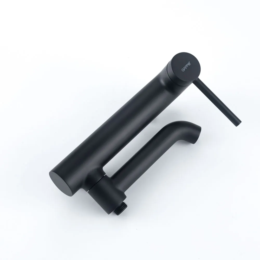 Смеситель для ванны GAPPO G3206-6, черный
