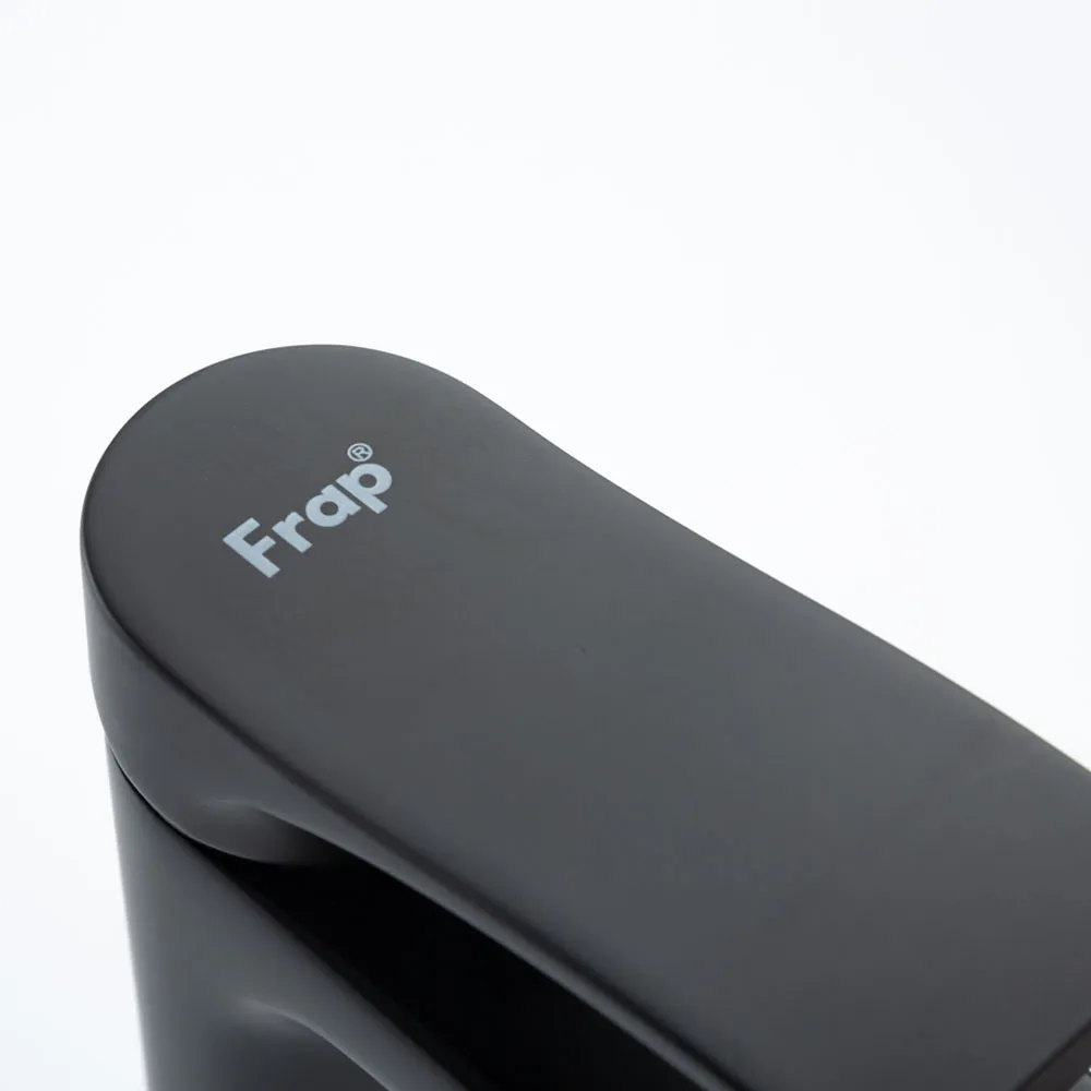 Смеситель для раковины высокий Frap F1075-26, черный