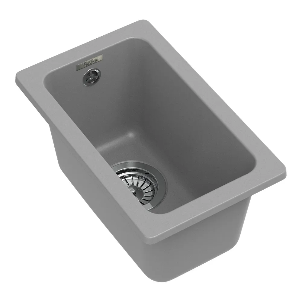 Кухонная мойка Rivelato BERKANA BK-25, серый металлик