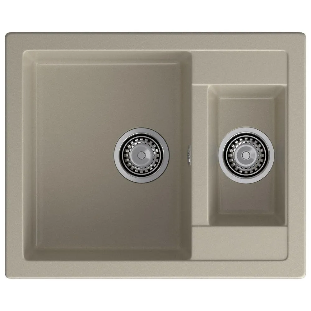 Кухонная мойка GranFest QUADRO 610K, топаз