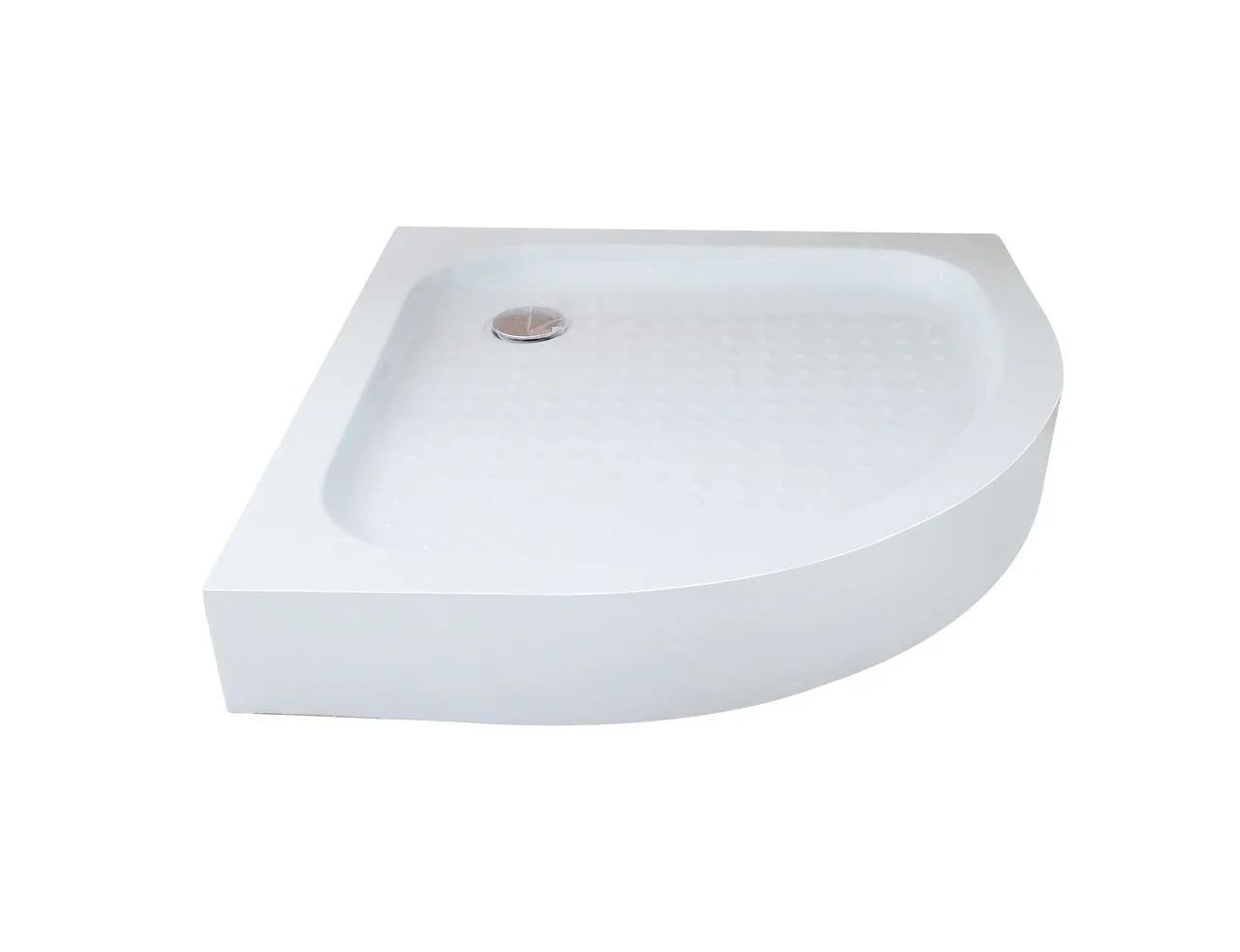 Душевой поддон OLIVE'S полукруглый, с сифоном, 900*900*125 мм, белый (P-90125CS-WH)