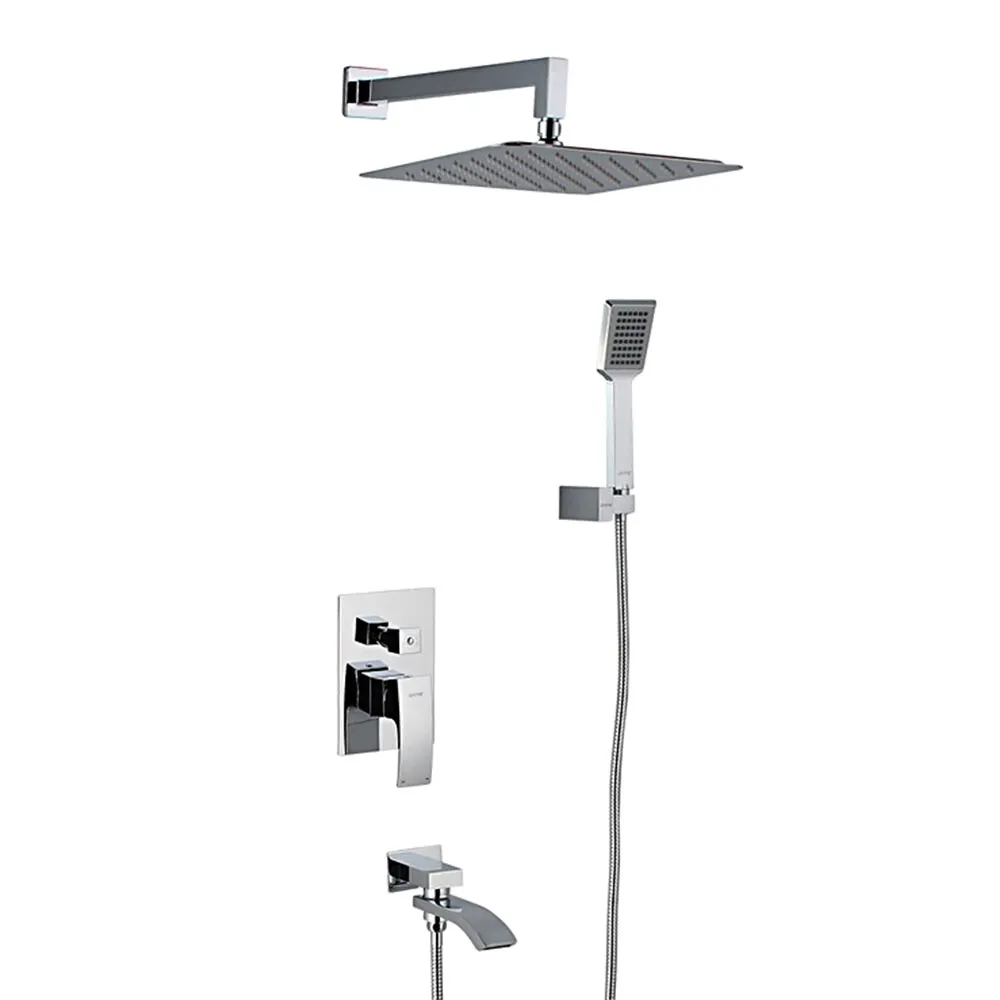 Душевая система встраиваемая GAPPO G7107, хром