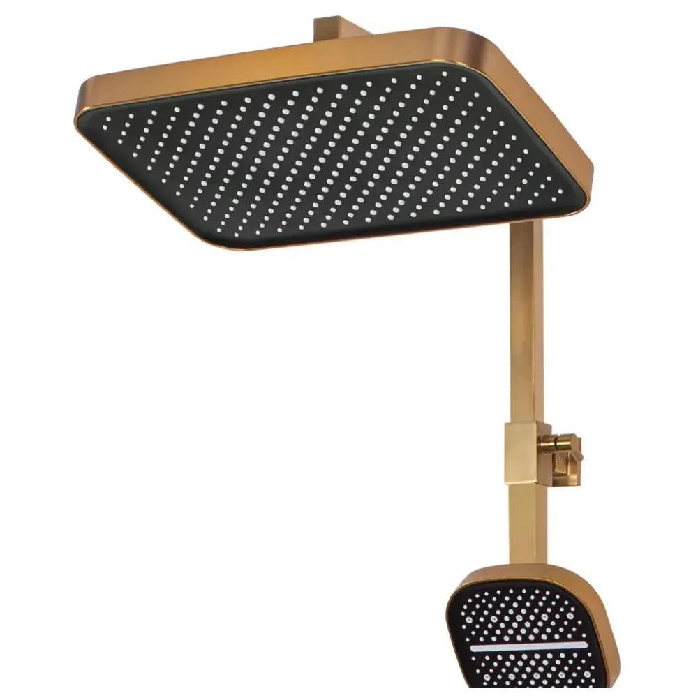 Душевая система Hansberge H5070MG, матовое золото