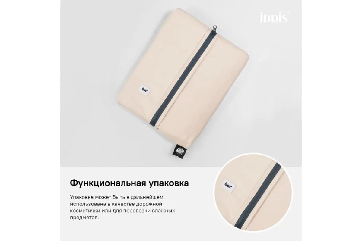 Штора IDDIS для ванной комнаты, 180*200см, Полиэстер (B68P218i11)