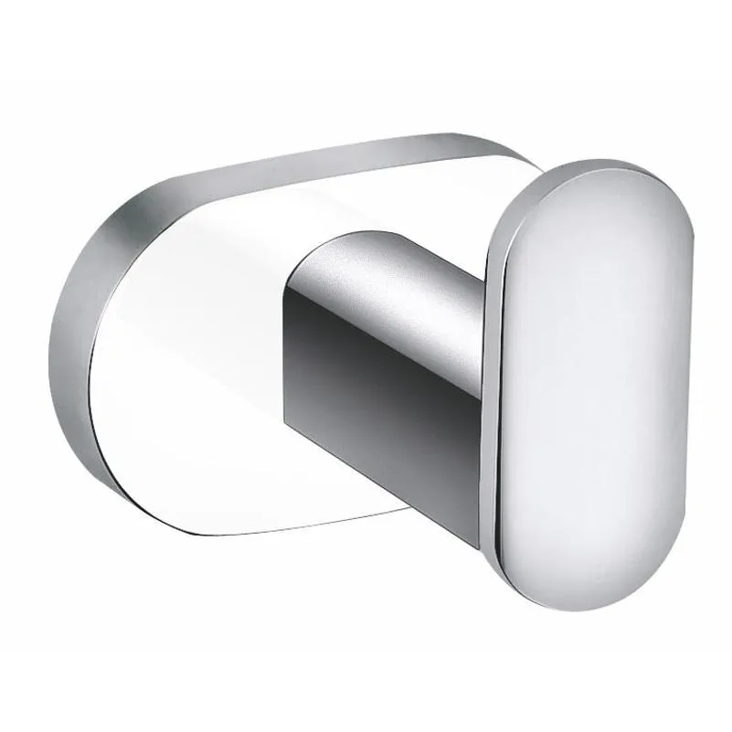 Крючок для ванной комнаты Rav Slezak YUKON YUA0100CB, хром/белый