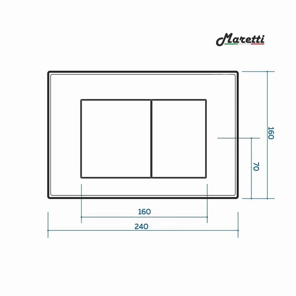 Комплект Maretti 3 в 1: унитаз EA10PBM73-844, инсталляция AC11P5211, кнопка AC12KA-740