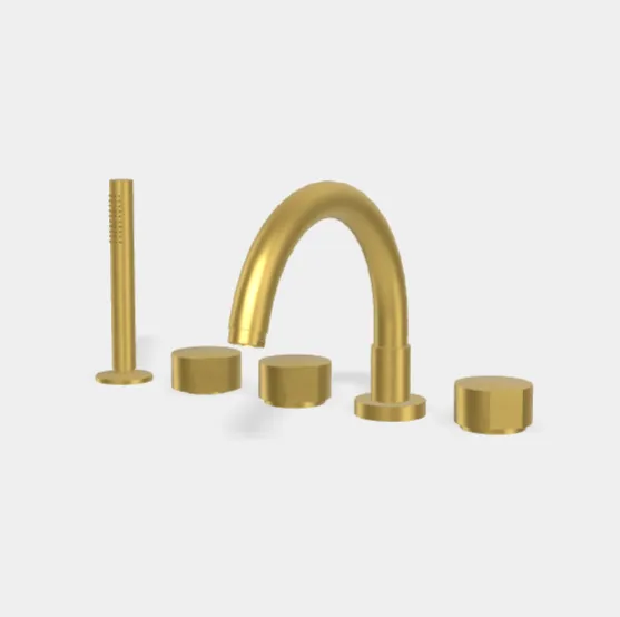 Смеситель для ванны и душа Fima Carlo Frattini So, брашированное золото (F3174OS)