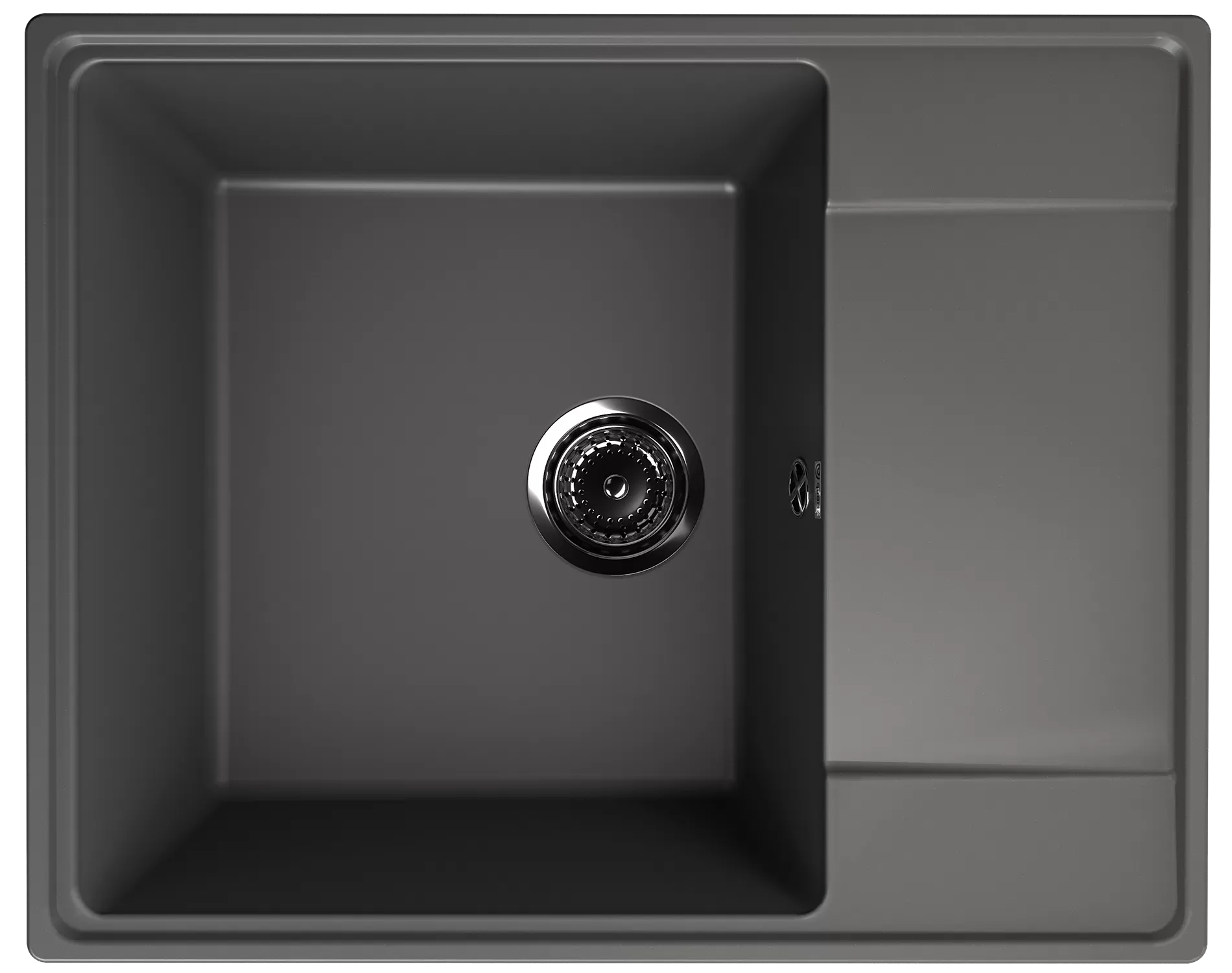 Мойка ULGRAN Quartz асфальт (Prima 605-09)